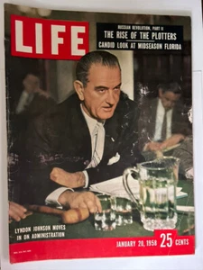 LIFE Magazine January 20, 1958 Russian Revolution The Plotters Lyndon Johnson - Picture 1 of 10
