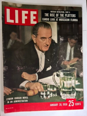 LIFE Magazine January 20, 1958 Russian Revolution The Plotters Lyndon Johnson - Image 1 of 4