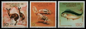 Djibouti 1977 - Mi-Nr. 205-207 ** - MNH - Fauna - Imagen 1 de 1