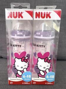 Hello Kitty Nuk Baby Bottle 300Ml Purple Set Of 2 For 6 18 Months