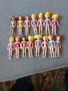 Vintage 2000er Polly Pocket Konvolut 15 Puppen sauber - Bild 1 von 18