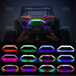 2023 NEWEST LED Grille Light For Rzr Pro Xp / 4 2020-2022 Chasing w/ App Control - Foto 1 di 9