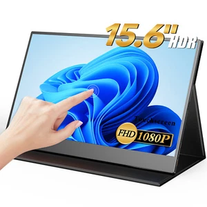 USetup E7 Touch Screen Monitor 15.6" 1080P Portable Monitor HDMI Type C & OTG - Picture 1 of 11