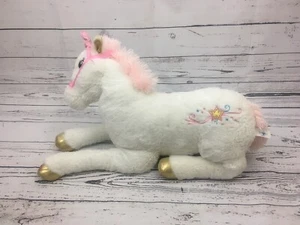Abrazo Blanco Unicornio Caballo Fun International 25 in Sonido Vecino Animal de Peluche - Imagen 1 de 11