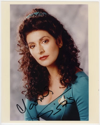 MARINA SIRTIS Signed 10x8 Photo #5 Star Trek (Signed c.1994) ORIGINAL Cover
