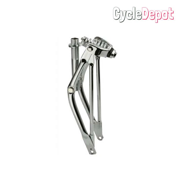 VINTAGE LOWRlDER 16" Bicycle SPRlNG FORK CHROME BlKE BlCYCLE 1" Threaded - Image 1 of 1