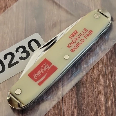 JACK Folding Pocket Knife Made In USA COCA COLA Advertising Logo - Image 1 of 4