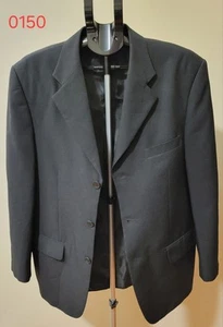 Men's Vittorio St. Angelo Black Blazer, Size 40R (0150) - Picture 1 of 7