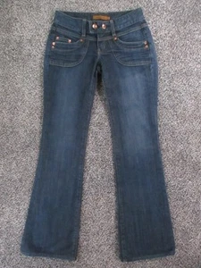 Arden B Jeans Womens 24 Blue Bootcut Dark Wash Low Rise Stretch Denim USA - Picture 1 of 11