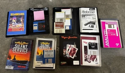 Silent Service Game 1985 Submarine & Jewels of Darkness Firebird 1986 Atari ST - Image 1 of 4