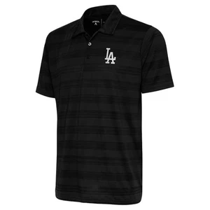 Los Angeles Dodgers Antigua Polo da uomo nera con bussola metallizzata - 2XL - Foto 1 di 2