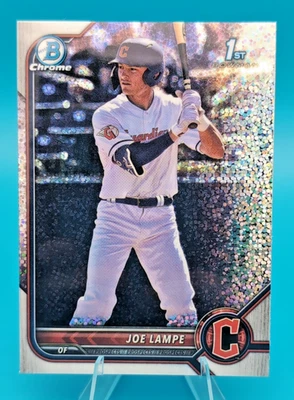 2022 Bowman Draft #BDC-67 Joe Lampe Chrome Sparkle Refractor - Image 1 of 4