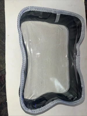 *NUEVO* BOLSA DE MAQUILLAJE GRANDE TRANSPARENTE CON CREMALLERA COSMÉTICA VINILO PLÁSTICO CREMALLERA METÁLICA Foto 1 de 4