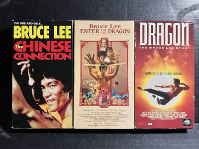 Bruce Lee VHS Lot Of 3 Foto 1 de 4