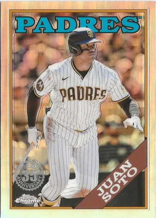 2023 Topps Chrome Update Juan Soto 1988 Refractor SP New York Yankees - Image 1 of 1