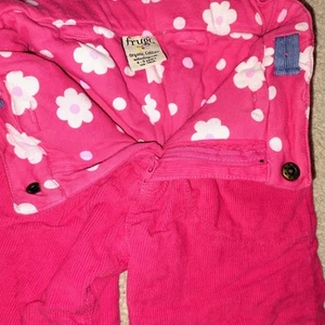 Frugi 🦄 Mädchen 🌸 Thermohose/Kord Hose gefüttert 🦄Gr.104/110🌸 Organic BIO - Bild 1 von 4