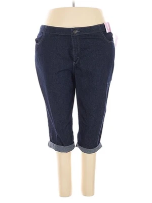 全新带标签 Lee 女式蓝色打底裤 22 Plus — 第 1/2 张图片