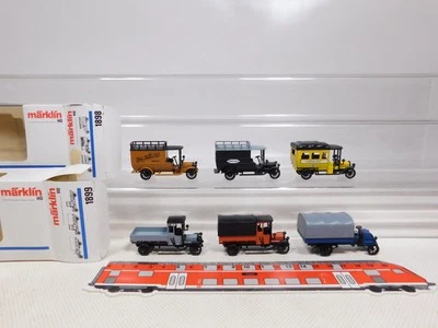 2X Märklin H0 1:87 Set Oldtimer 1898 500 Anni Post 1899 Mint+Box #EC720-1 - Immagine 1 di 4