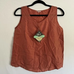 Sandwashed SILK Tank Top Trägershirt M Orange - Bild 1 von 8