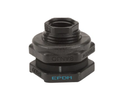 Фитинг бака Banjo Poly Bulkhead с прокладкой EPDM 3/4 дюйма - TF075 - Изображение 1 из 3