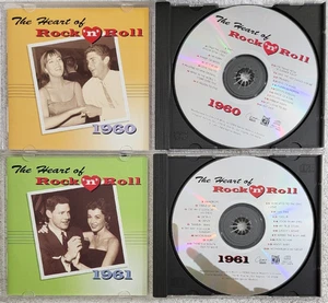 Time Life Music: Heart Of Rock 'n' Roll 1960/1961 (2 CD Lot) EXCLNT - Free Ship - Picture 1 of 2