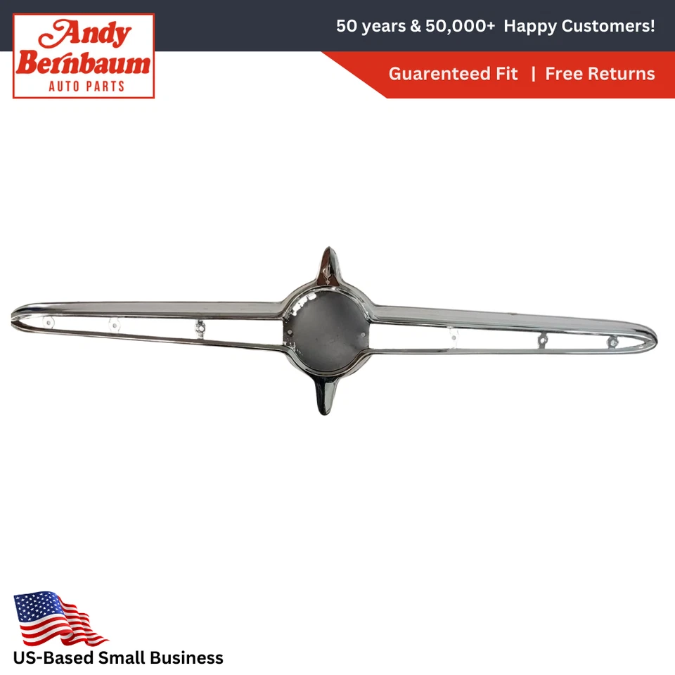 1963 Chrysler 300 Grille Center Bar Chrome W/O Medallion Emblem 2276412. - Image 1 of 4