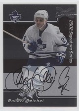 2002 ITG Be A Player Signature Series 2001-02 Buybacks Robert Reichel #112 Auto