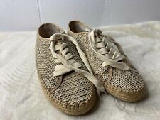 Unisex Size 10 Emu Australia Agonis Weave Lace Shoe Sneaker Natural Tan Summer