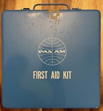 Vintage Original 1964 Pan Am In Flight First Aid Kit, Organized & Preserved