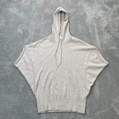 Sudadera con Capucha Vince Para Mujer Gris Medio Bolsillo Cachemira Manga Ala de Murciélago Pullover Cuadrado Foto 1 de 4