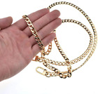 Mini  Purse Chain Strap Slim Wide 7Mm for LV Length 47.2 Inches Extra Thick New