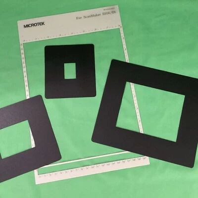 MICROTEK ScanMaker Transparent Film/Slide Adapter , Guides, for HHR/E6 - Image 1 of 4