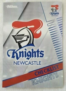 2018 NRL Traders Parallel PS071 - Newcastle Knights Checklist - Picture 1 of 2