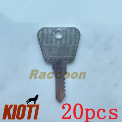 20pcs KIOTI Tractor T2545-41151 ignition switch Keys LB1914 LK2554 LK30 LK3054 - Image 1 of 2