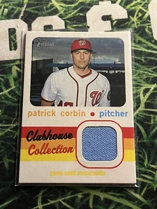 2020 Topps Heritage Patrick Corbin Clubhouse Collection Jersey Relic #CCR-PC *1 - Picture 1 of 2