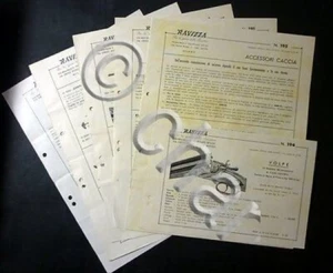 Lotto 6 Cataloghi Brochure Caccia Armi Accessori Fucili - Ravizza - 1955 ca. - Foto 1 di 1