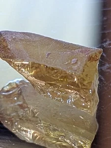 USA Verkäufer 9,41 ct IF Flawless Sphene Facet rough edelstein specimen - Bild 1 von 3