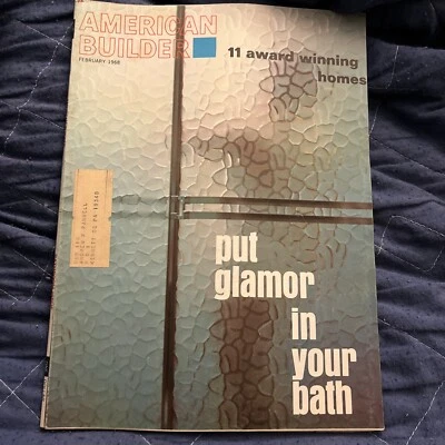 American Builder Magazine February 1968 Complete With Blueprints - Image 1 of 3