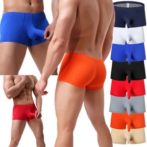 Sexy Para Hombres Nariz de Elefante Elastizado Boxer Pantalones Cortos Ropa Interior Traje de Baño Parte Inferior - Imagen 1 de 68