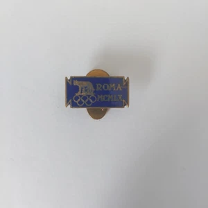 DISTINTIVO UFFICIALE GIOCHI DELLA XVII OLIMPIADE-ROMA 1960-C.O.N.I.-SAF - Picture 1 of 4