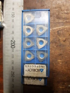 18x KORLOY Carbide Tips inserts SW43M ZP - Picture 1 of 2