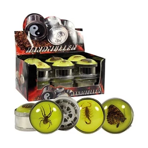 Tabak Grinder Tabakmühle Gewürzmühle Kräutermühle Mühle Serie mit Insekten - Bild 1 von 3