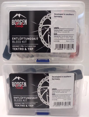 Juego de 2 herramientas Borgen, kit de purga, adecuado para Tektro y TRP Foto 1 de 4