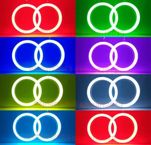 RGB LED halo ring for Kawasaki Z1000 2010-2013 LED angel eye colorfull DRL lamp - Picture 1 of 40