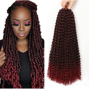 Twist Hair (18 Inch) Water Wave Crochet Braids for Hair Extensions - Picture 1 of 5