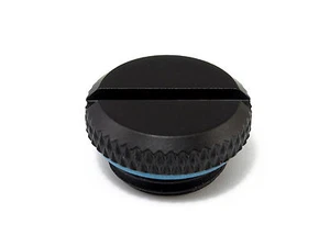 XSPC G1/4" Plug Fitting - Matte Black Finish - Afbeelding 1 van 2