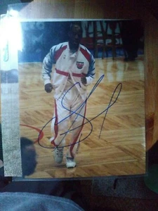 Sam Cassell Autographed 8 X 10 Nj Nets Rare - Picture 1 of 1