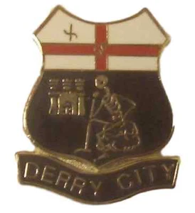 Derry City Ireland Quality Enamel Lapel Pin Badge - Picture 1 of 2