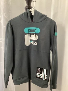 Fila Dark Gray Youth Hoodie - Large - Picture 1 of 7