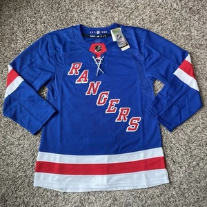 Adidas New York Rangers Home Primegreen Authentic Jersey Royal Mens Size 44 NEW - Picture 1 of 9